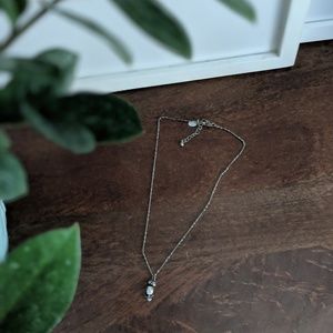 American Eagle 10" Long Owl Necklace